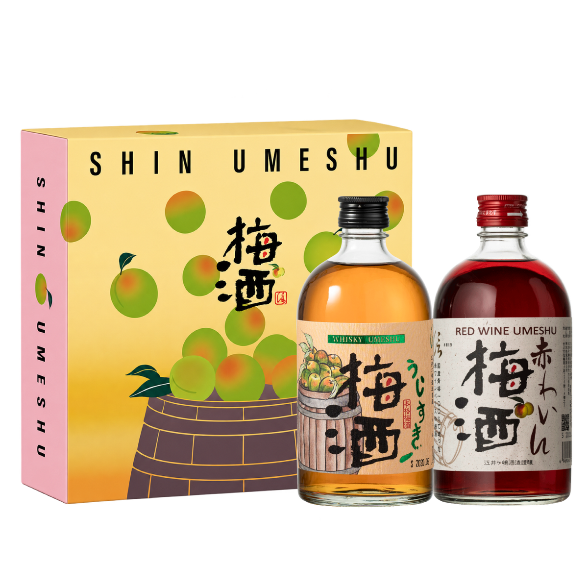 信梅酒雙瓶禮盒 威士忌梅酒 × 紅酒梅酒